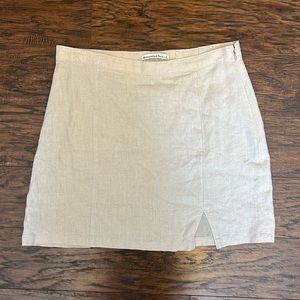 Abercrombie & Fitch Linen Mini Skirt